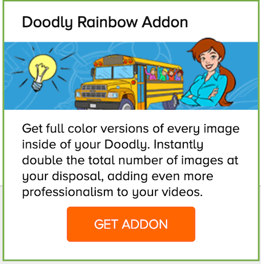 Doodly Rainbow Addon